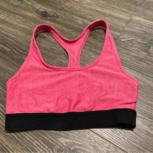 Hanes Sports Sports Bra hot pink size M